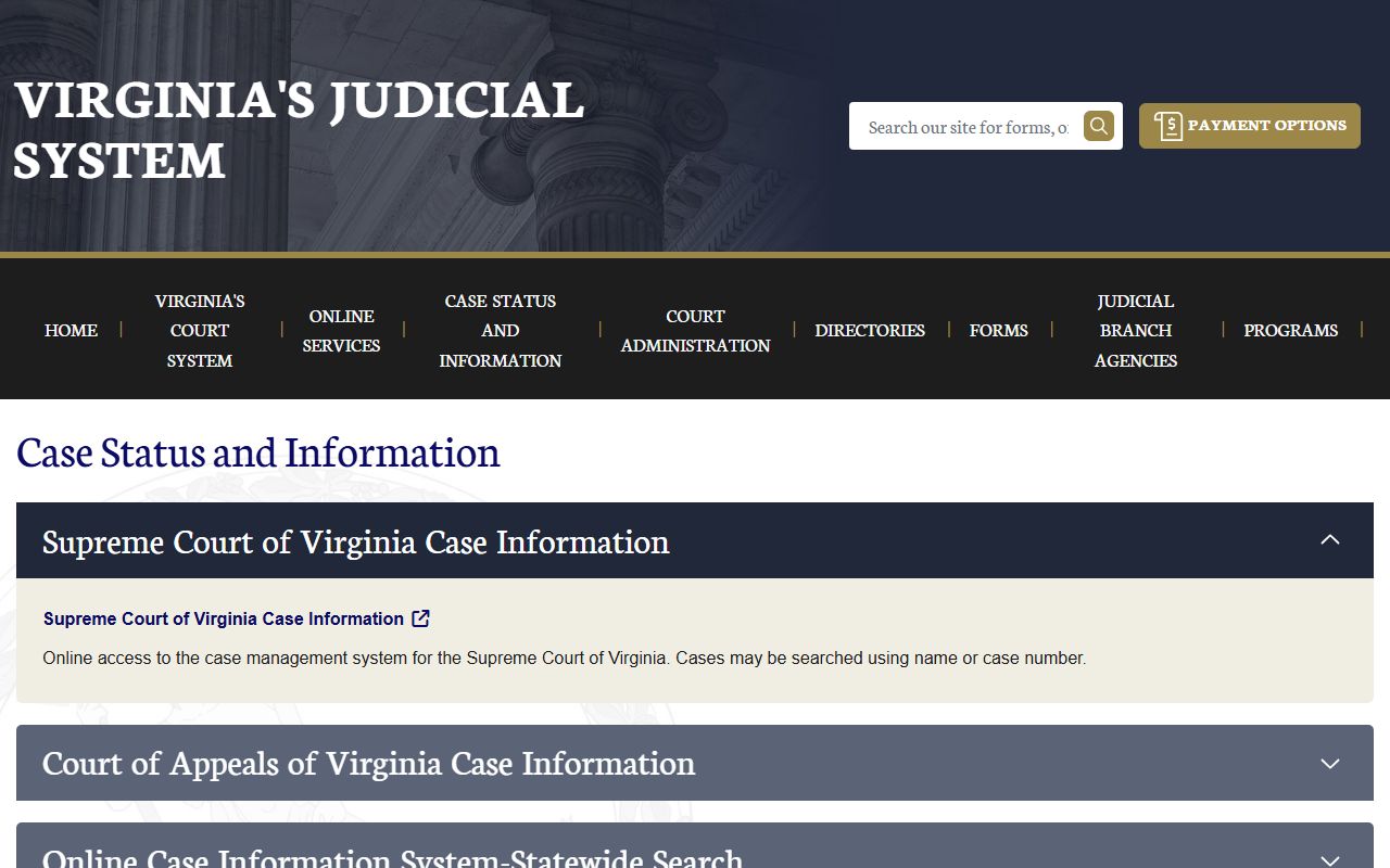 Virginia court case information hub for Suffolk court records after arrest